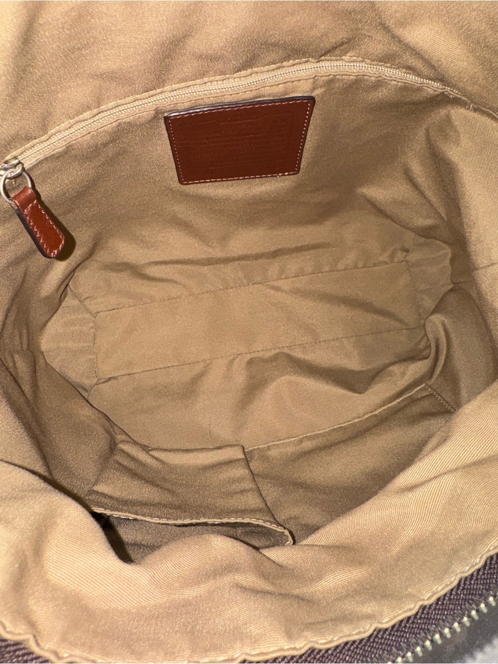 EUC Coach Cognac Leather Satchel with Original Hang Tag - True Coach Treasure - Picture 12 of 13